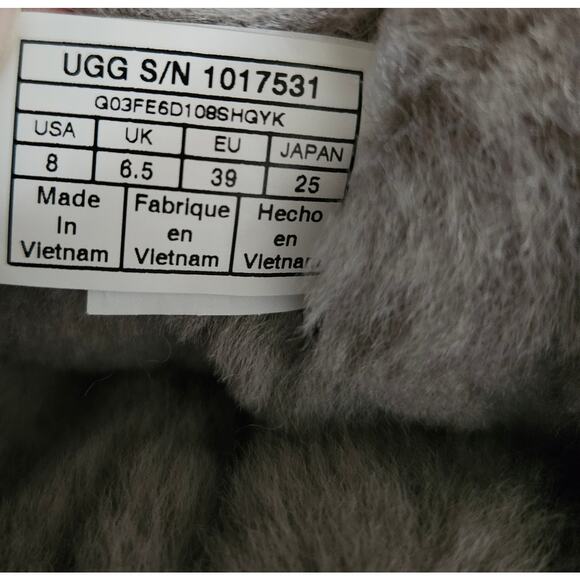 UGG Pala Women's Sheepskin Bow Lace Up Boot 1017531 Seal US 8 - Picture 9 of 11